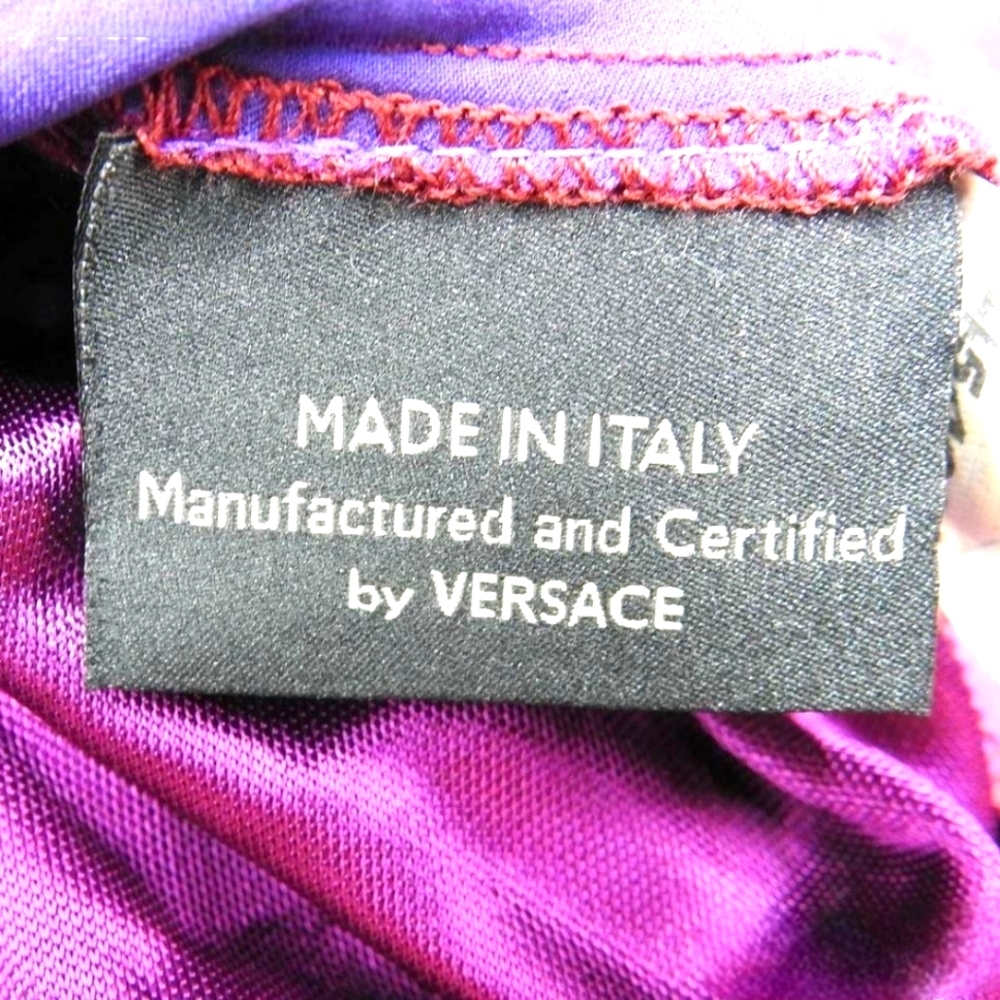 GIANNI VERSACE Silk & Viscose Vintage Y2K Racerback Sleeveless Tank Top - Picture 4 of 6